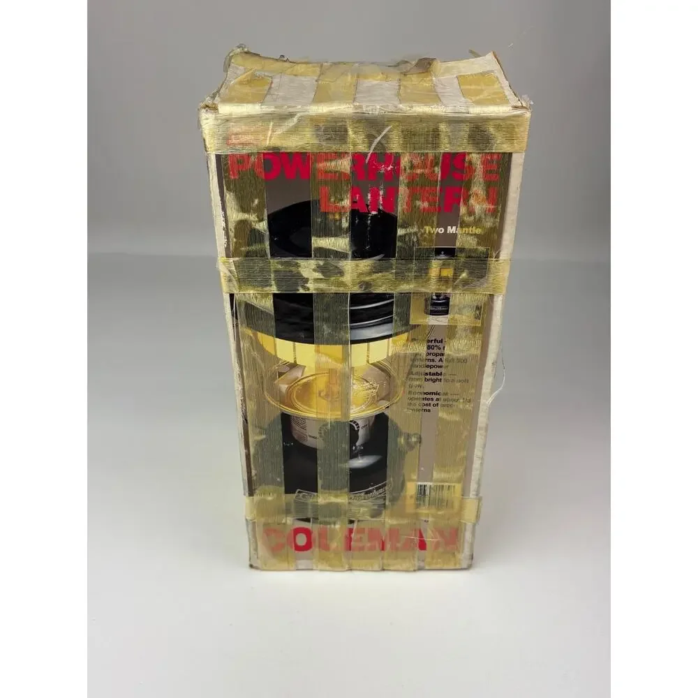 Vintage 1986 Coleman The Powerhouse Lantern Model 290-700 w/ Mantles & Box